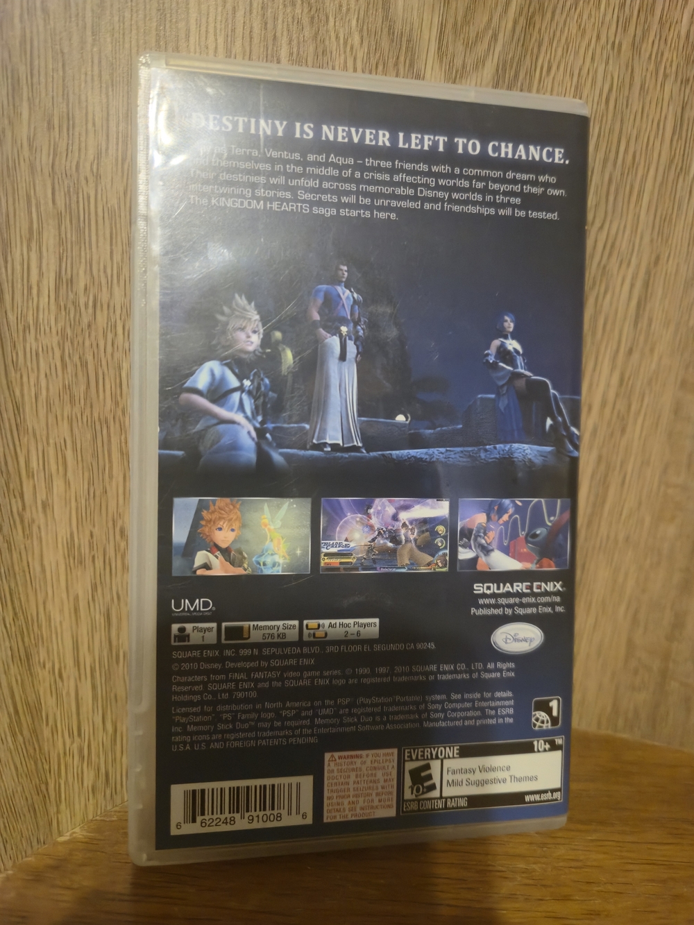 Sony PSP Kingdom Hearts Game - White Cover - Picture 2 of 3